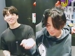 BTS members Jungkook, Jimin and J-Hope. BTS members Jungkook, Jimin and J-Hope.