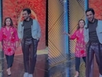 Farah Khan and Pratik Gandhi on the sets of Zee Comedy Show. Farah Khan and Pratik Gandhi on the sets of Zee Comedy Show. 