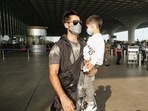 Shahid Kapoor with his son Zain. (Varinder Chawla) Shahid Kapoor with his son Zain. (Varinder Chawla)