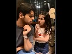 The image shows Sidharth Malhotra with the girl.(Instagram/@sidmalhotra)