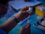 52,379,870 doses of the vaccine have been administered in Tamil Nadu till 7am on Wednesday.(AP | Representational image) 52,379,870 doses of the vaccine have been administered in Tamil Nadu till 7am on Wednesday.(AP | Representational image)