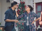 Abhishek Banerjee and Taapsee Pannu in Rashmi Rocket. Abhishek Banerjee and Taapsee Pannu in Rashmi Rocket.
