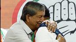 Congress leader and former Uttarakhand chief minister Harish Rawat said the only those former Congress leaders and legislators, will be allowed to return the party who apologise for quitting the party. (Ayush Sharma) Congress leader and former Uttarakhand chief minister Harish Rawat said the only those former Congress leaders and legislators, will be allowed to return the party who apologise for quitting the party. (Ayush Sharma)