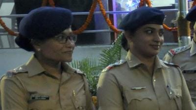 Assistant police inspector Archana Katke who works at Bharosa Cell of Pune Police narrated her experience and said, “Through community policing, we have successfully implemented ‘police didi’ and ‘police kaka’ concept under the guidance of the Pune police commissioner.” (HT PHOTO)