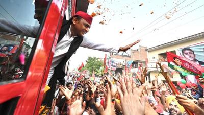 It is Akhilesh Yadav’s party that remains at the forefront of the battle to win power in 2022 (HT PHOTO) It is Akhilesh Yadav’s party that remains at the forefront of the battle to win power in 2022 (HT PHOTO)