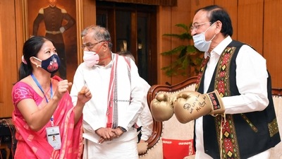 The ministry of external affairs (MEA) on Wednesday strongly criticised China’s objections to the recent visit of Vice President Venkaiah Naidu to Arunachal Pradesh saying it did not stand to reason and understanding of Indian people. (ANI)
