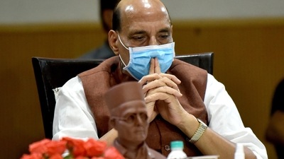 Defence minister Rajnath Singh said Gandhiji had asked Savarkar to file the mercy petitions. Defence minister Rajnath Singh said Gandhiji had asked Savarkar to file the mercy petitions.