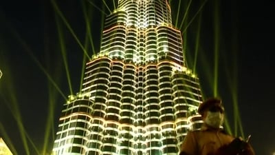 Meanwhile, news reports suggested that the laser show was suspended after some pilots complained of obstruction in viewing due to it. (ANI) Meanwhile, news reports suggested that the laser show was suspended after some pilots complained of obstruction in viewing due to it. (ANI)