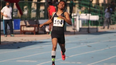 File Photo of Hima Das (HT Photo)