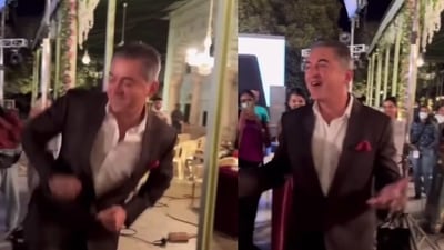 Jugal Hansraj dances to Aankhein Khuli from Mohabbatein. Jugal Hansraj dances to Aankhein Khuli from Mohabbatein. 