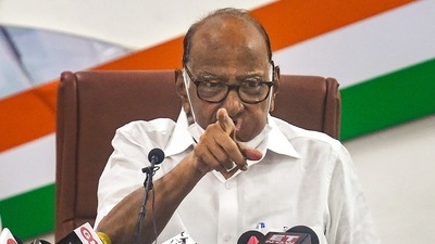 Sharad Pawar said the ‘Maharashtra bandh’ called by the ruling Maha Vikas Aghadi (MVA) coalition in Maharashtra on Monday was successful. (PTI) Sharad Pawar said the ‘Maharashtra bandh’ called by the ruling Maha Vikas Aghadi (MVA) coalition in Maharashtra on Monday was successful. (PTI)