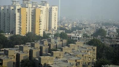 Gurgaon, India- December 21 : With the Millennium City on a rampant vertical expansion mode, it has taken the shape of a booming real estate hub in the NCR region. Amid all of this, under the covers there have been many dealers duping customers of lakh of rupees. Many such fraud cases have been registered at several police stations in the city, in Gurgaon,India, on Sunday, December 21, 2014. (Photo by Parveen Kumar/Hindustan Times)(Pic to go with Leena's Story) Gurgaon, India- December 21 : With the Millennium City on a rampant vertical expansion mode, it has taken the shape of a booming real estate hub in the NCR region. Amid all of this, under the covers there have been many dealers duping customers of lakh of rupees. Many such fraud cases have been registered at several police stations in the city, in Gurgaon,India, on Sunday, December 21, 2014. (Photo by Parveen Kumar/Hindustan Times)(Pic to go with Leena's Story)