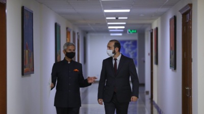 Jaishankar is the first Indian foreign minister to visit Armenia since the two countries established diplomatic relations in 1992. (@DrSJaishankar/Twitter) Jaishankar is the first Indian foreign minister to visit Armenia since the two countries established diplomatic relations in 1992. (@DrSJaishankar/Twitter)