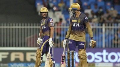 In response, openers Venkatesh Iyer and Shubman Gill (44) stitched a superb 96-run stand (BCCI/IPL)