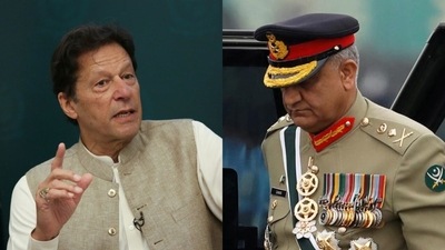 Pakistan's prime minister Imran Khan and army chief General Qamar Javed Bajwa are engaged in a spat over the appointment of the new ISI chief. The federal government, however, downplays the matter. (File Photo) Pakistan's prime minister Imran Khan and army chief General Qamar Javed Bajwa are engaged in a spat over the appointment of the new ISI chief. The federal government, however, downplays the matter. (File Photo)