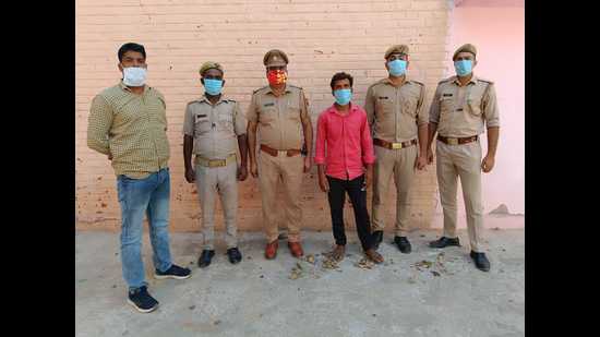 Mahender, 28, was arrested from Nangla village. (Sourced)