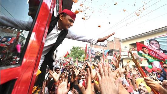 It is Akhilesh Yadav’s party that remains at the forefront of the battle to win power in 2022 (HT PHOTO) It is Akhilesh Yadav’s party that remains at the forefront of the battle to win power in 2022 (HT PHOTO)