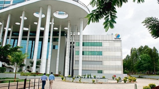 Wipro, which only provides a forecast for the quarter ahead, said it expects revenue growth in the December quarter to be in the range of 2-4%, driven by an improving demand environment.(HT File) Wipro, which only provides a forecast for the quarter ahead, said it expects revenue growth in the December quarter to be in the range of 2-4%, driven by an improving demand environment.(HT File)