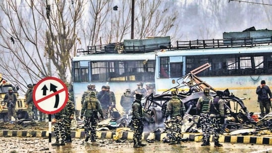Lambu and Dar were involved in planning the Pulwama attack that claimed the lives of 40 CRPF personnel.(File photo)