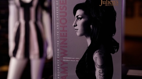 Amy Winehouse's belongings, including her final concert short dress, are up for auction(AFP) Amy Winehouse's belongings, including her final concert short dress, are up for auction(AFP)