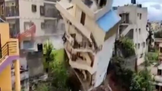 Watch: Bengaluru Building Razed After Foundation Started To Collapse ...