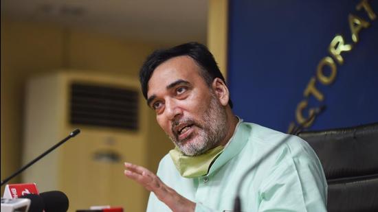 Delhi environment minister Gopal Rai said many hot spots are being kept under constant surveillance and that higher officials of the building department are monitoring them. (PTI)