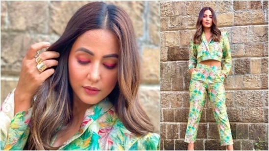 Sharing the photos on Instagram, Hina Khan captioned it, "See the Dress. But focus on the womaaa wearing it."(Instagram/@realhinakhan)