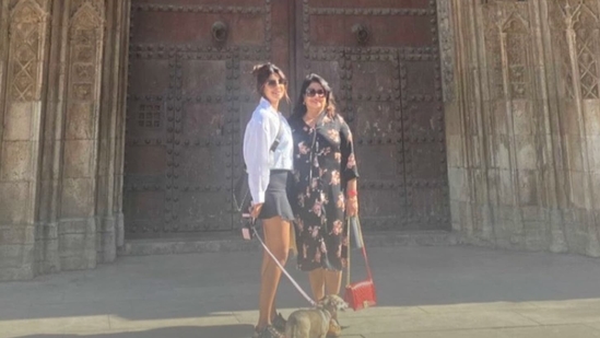 Priyanka Chopra also shared sightseeing pictures with her mother, Madhu Chopra and Diana.(Instagram)