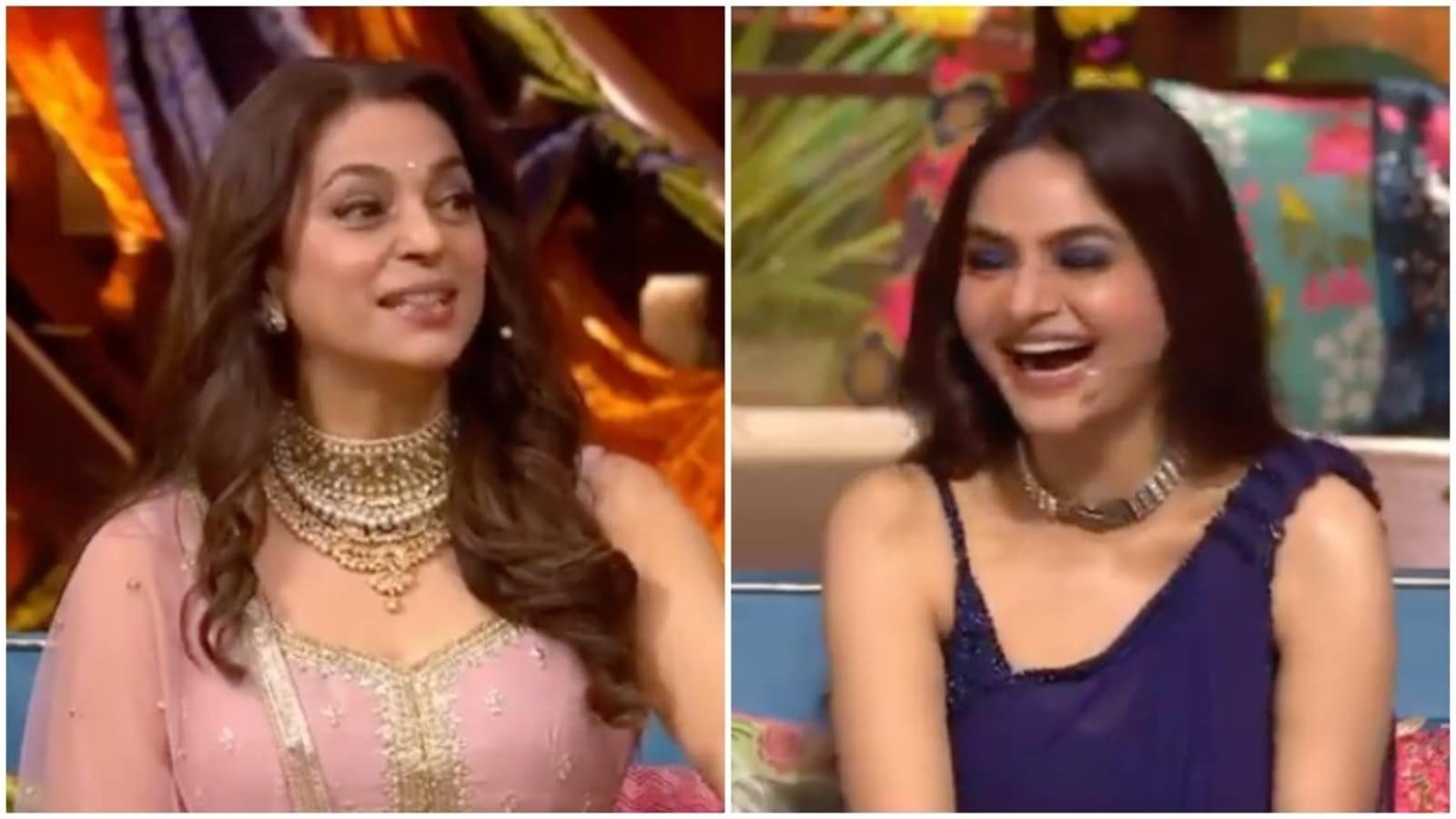 Juhi Chawla Ki Sekasi Xxx - Juhi Chawla reveals Roja star Madhoo is her real life 'devrani', Kapil  Sharma has a joke at the ready | Bollywood - Hindustan Times