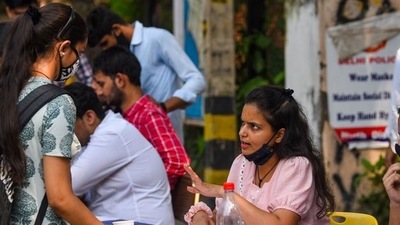 Delhi University: Over 13,000 secure admission under second cut-off list (Photo by Amal KS / Hindustan Times) (Hindustan Times) Delhi University: Over 13,000 secure admission under second cut-off list (Photo by Amal KS / Hindustan Times) (Hindustan Times)