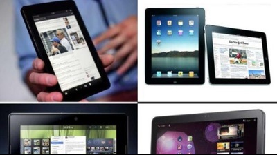 Distribution of tablets: Besides collecting information about eligible students, higher education institutions have also been asked to verify data of beneficiaries before it is forwarded. (HT File Photo)