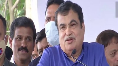 File photo: Union minister of road transport and highways Nitin Gadkari. (ANI)