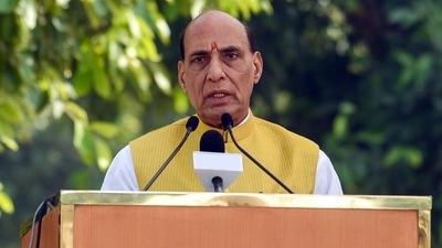 Defence minister Rajnath Singh. (ANI ) Defence minister Rajnath Singh. (ANI )