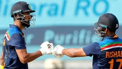 KL Rahul and Rishabh Pant ((BCCI)) KL Rahul and Rishabh Pant ((BCCI))
