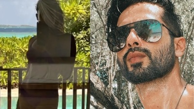 Shahid Kapoor and Mira Rajput share pictures from the Maldives. Shahid Kapoor and Mira Rajput share pictures from the Maldives. 