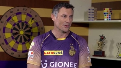 File image of KKR mentor David Hussey (Screengrab) File image of KKR mentor David Hussey (Screengrab)