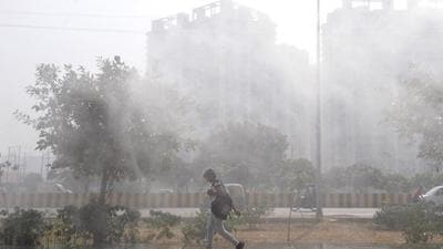 The authority has also directed all developers having construction sites of area more than 20,000-square-metre to have anti-smog guns to reduce the air pollution levels. (Sunil Ghosh/HT) The authority has also directed all developers having construction sites of area more than 20,000-square-metre to have anti-smog guns to reduce the air pollution levels. (Sunil Ghosh/HT)