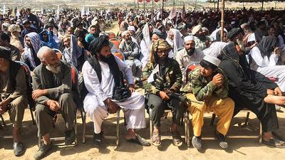 The world community has mounted pressure on the Taliban to deliver on its commitments regarding human rights and counter-terrorism even as it tries to fashion a response to the humanitarian crisis in Afghanistan. (AFP PHOTO.) The world community has mounted pressure on the Taliban to deliver on its commitments regarding human rights and counter-terrorism even as it tries to fashion a response to the humanitarian crisis in Afghanistan. (AFP PHOTO.)