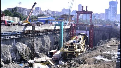 Roughly 200 fishing boats from Worli koliwada on Thursday morning gheraoed a temporary jetty built by the civic body at its coastal road construction site in Worli, to protest against ongoing work to build an interchange bridge between the coastal road and the Bandra-Worli sea link (HT FILE) Roughly 200 fishing boats from Worli koliwada on Thursday morning gheraoed a temporary jetty built by the civic body at its coastal road construction site in Worli, to protest against ongoing work to build an interchange bridge between the coastal road and the Bandra-Worli sea link (HT FILE)