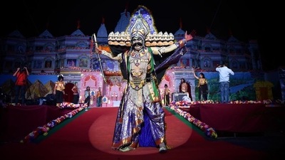 The festival is celebrated across the country to mark the victory of good over evil. The festival is celebrated across the country to mark the victory of good over evil.