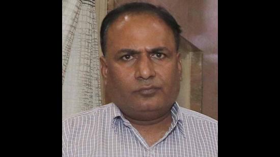 Ajay Kumar, the hosiery owner, who was mowed down by a tractor trailer in Ludhiana on Thursday. (HT Photo) Ajay Kumar, the hosiery owner, who was mowed down by a tractor trailer in Ludhiana on Thursday. (HT Photo)