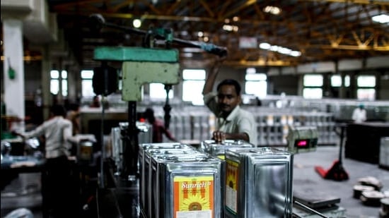 The lowering of the cess will bring down the effective customs duty on palm, soyabean and sunflower oils 8.5%, 5.5% and 5.5% respectively. (Bloomberg File) The lowering of the cess will bring down the effective customs duty on palm, soyabean and sunflower oils 8.5%, 5.5% and 5.5% respectively. (Bloomberg File)