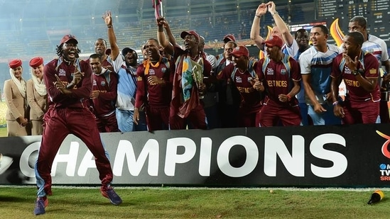 West Indies won the World T20 title in 2012 after beating Sri Lanka in the finals.&nbsp;(Reuters)