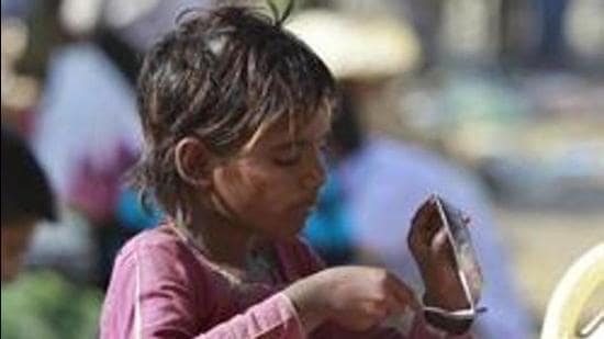 India has slipped to 101st position in the Global Hunger Index 2021 of 116 countries, from its 2020 position of 94th and is behind its neighbours Pakistan, Bangladesh and Nepal. (Archive) India has slipped to 101st position in the Global Hunger Index 2021 of 116 countries, from its 2020 position of 94th and is behind its neighbours Pakistan, Bangladesh and Nepal. (Archive)