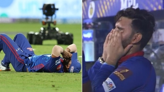 Shaw in tears, Pant turns emotional as DC gets knocked out of IPL 2021(HT Collage) Shaw in tears, Pant turns emotional as DC gets knocked out of IPL 2021(HT Collage)