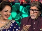 Hema Malini joins Ramesh Sippy for an episode on KBC 13. Hema Malini joins Ramesh Sippy for an episode on KBC 13.