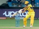 Ruturaj Gaikwad plays the cut shot. (IPLT20.com)