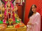 Dussehra 2021: Sara sets fashion goals in a pink and silver traditional attire(Instagram/@saraalikhan95) Dussehra 2021: Sara sets fashion goals in a pink and silver traditional attire(Instagram/@saraalikhan95)