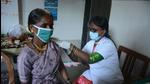 A beneficiary being vaccinated at CR Wadia Hospital in Thane, Mumbai. (HT Photo) A beneficiary being vaccinated at CR Wadia Hospital in Thane, Mumbai. (HT Photo)