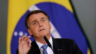 Brazil's president Jair Bolsonaro (REUTERS)